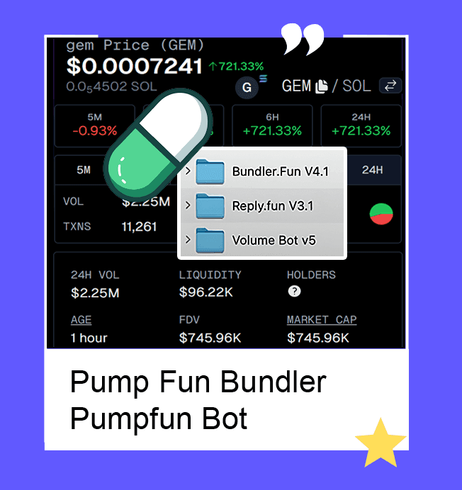 Pump Fun Bundler Pumpfun bot